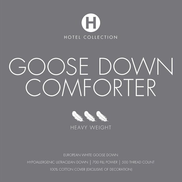 Hotel Collection Goose Down Comforter Heavy Weight King $1080